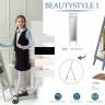 Зеркало напольное BeautyStyle 1 черный 130 см х 35 см