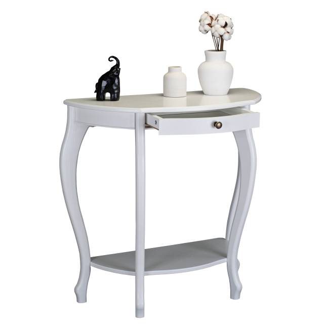 Консоль Элегант молочный дуб Л