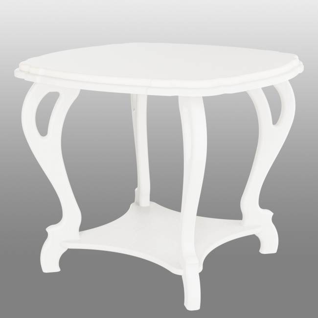 Стол журнальный Кофейный П молочный дуб Л