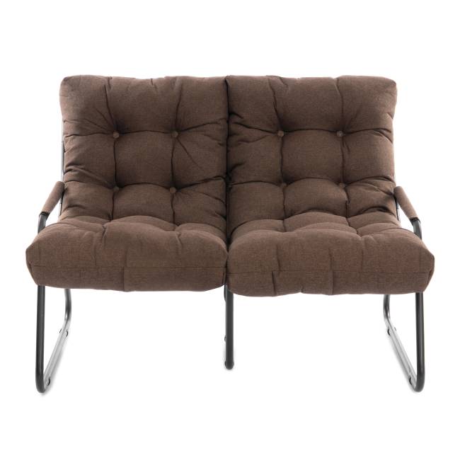 Диван Эрго/Ergo рогожка, коричневый, 3м7-147 коричневый рогожка