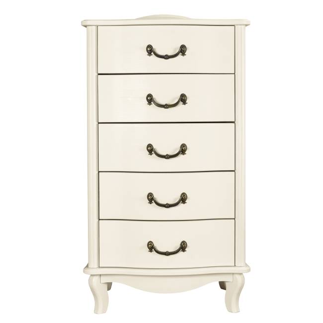 Комод Джульетта узкий 5 ящ., дуб шампань Л