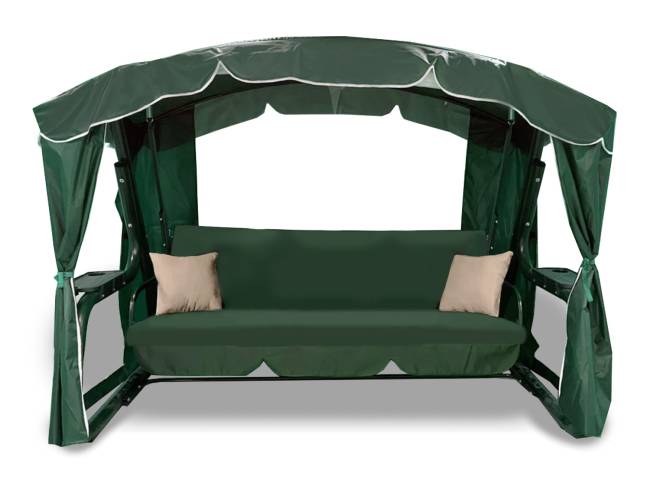 Качели садовые "Торонто Люкс Плюс", зеленые