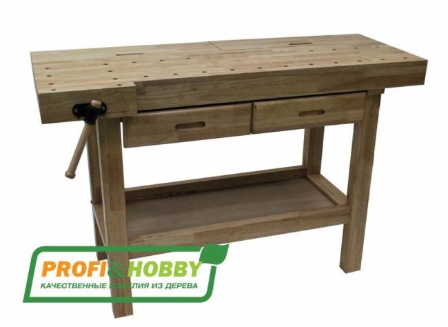 Верстак деревянный Стандарт дуб