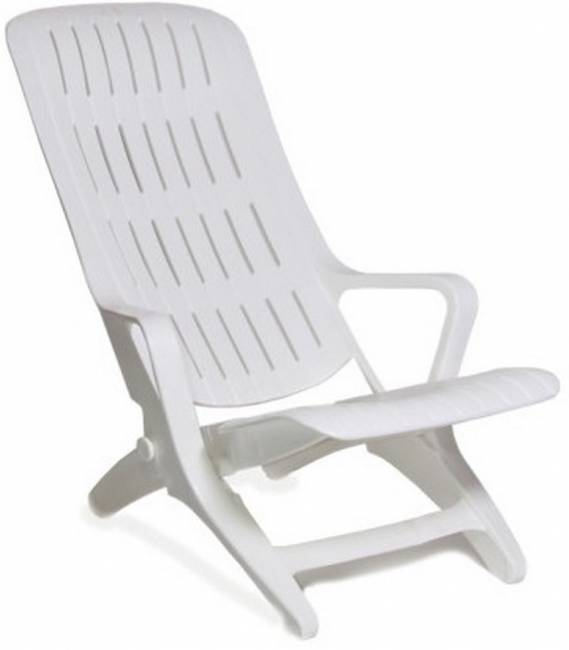 Шезлонг N1, цвет: белый Шезлонг N1, цвет: белый