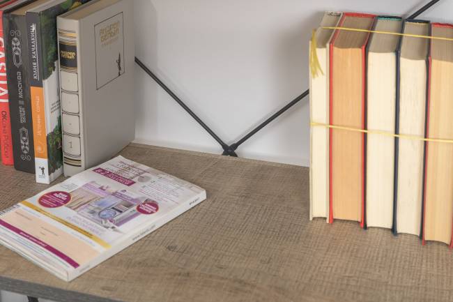 Индустриальная стенка для гостиной Трувор № 97 цвет дуб гранж песочный/интра