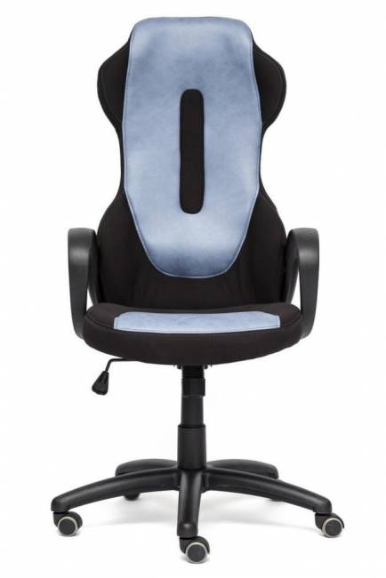 Кресло офисное «Alien» (Искусств. коричневая кожа + искусств. голубая кожа)