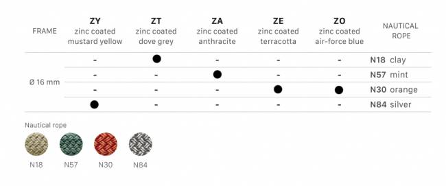 Качели плетеные Lisa Swing терракотовый, оранжевый 730х650х1750 мм