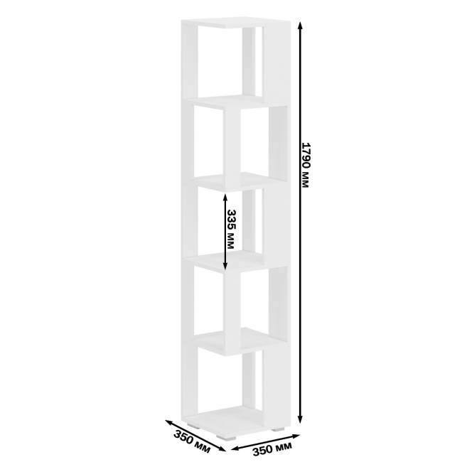 Комплект их 2-х стеллажей цвет белый Комплект их 2-х стеллажей цвет белый