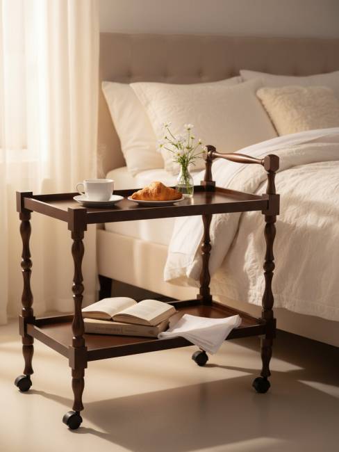 Стол сервировочный Бридж средне-коричневый