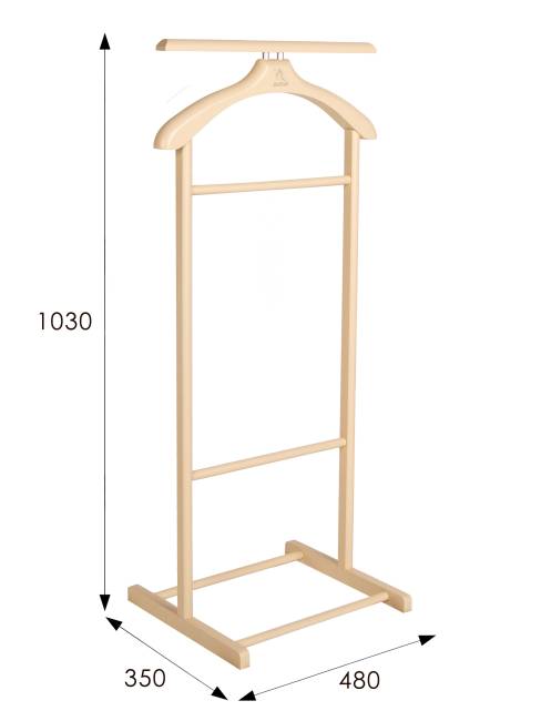 Вешалка костюмная В 21Н слоновая кость