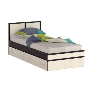 Детская кровать с ящиками Сакура цвет венге/дуб лоредо Детская кровать с ящиками Сакура цвет венге/дуб лоредо