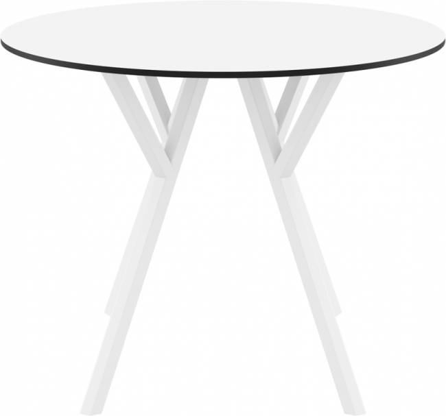 Стол пластиковый Max Table Ø90 белый Ø900х740 мм Стол пластиковый Max Table Ø90 белый Ø900х740 мм