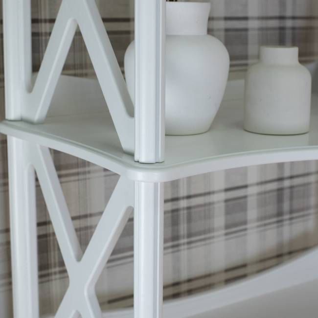 Этажерка Джульетта-4 широкая, молочный дуб Л