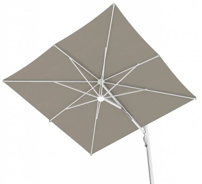 Зонт профессиональный 2.9х2.9 м Astro Starwhite белый, серо-коричневый 2900х2900 мм