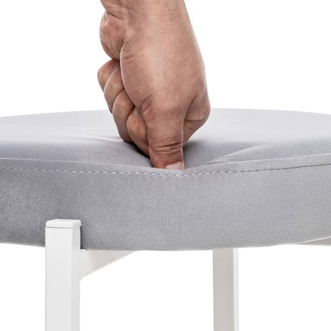 Табурет Leset Авис профиль Ultra Smoke Белый