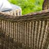 "Равенна" лаунж-зона из искусственного ротанга, цвет соломенный