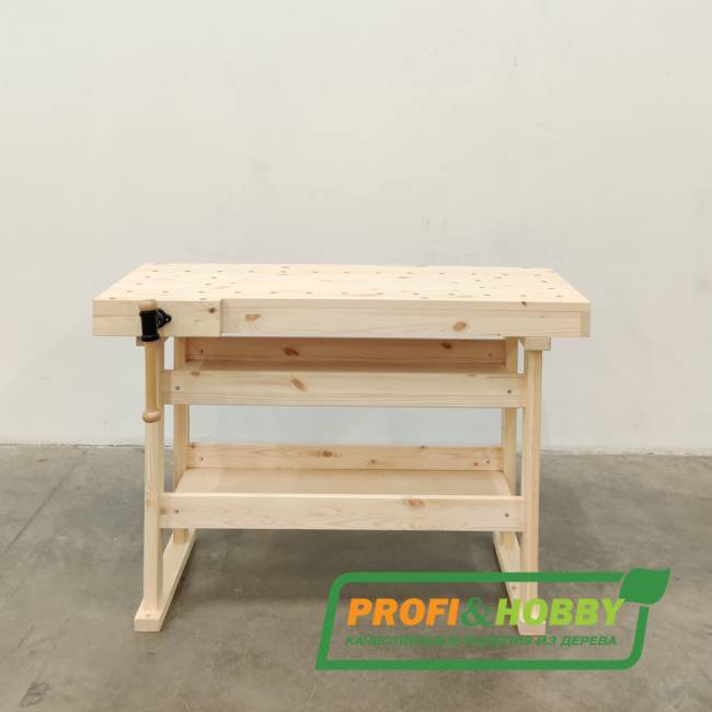Верстак деревянный "Мастер", сосна