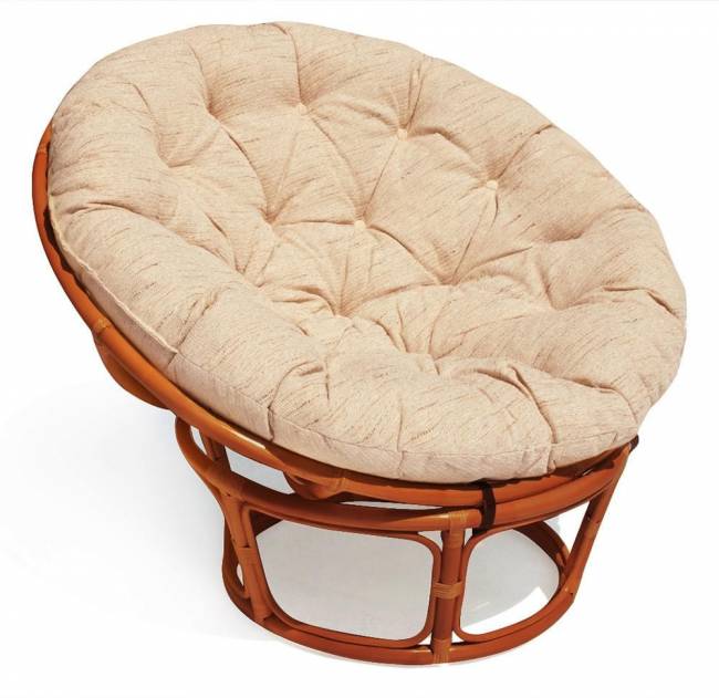 Кресло PAPASAN/ПАПАСАН 23/01 W /с подушкой/ диаметр подушки 129 см, 115х101х104 см, Cognac (коньяк), ткань Старт Cognac (коньяк) Кресло PAPASAN/ПАПАСАН 23/01 W /с подушкой/ диаметр подушки 129 см, 115х101х104 см, Cognac (коньяк), ткань Старт Cognac (коньяк)
