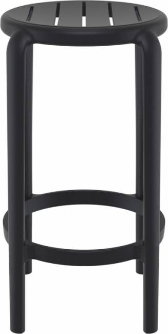 Табурет пластиковый полубарный Tom Bar 65 черный 360х360х650 мм Табурет пластиковый полубарный Tom Bar 65 черный 360х360х650 мм