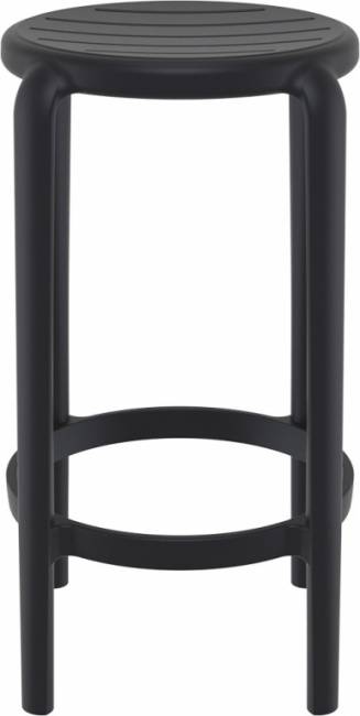 Табурет пластиковый полубарный Tom Bar 65 черный 360х360х650 мм Табурет пластиковый полубарный Tom Bar 65 черный 360х360х650 мм