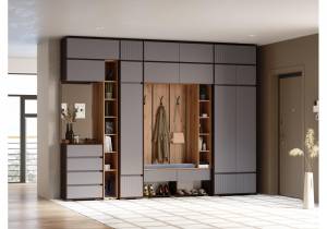 Прихожая Роут венге / графит софт комплектация 1