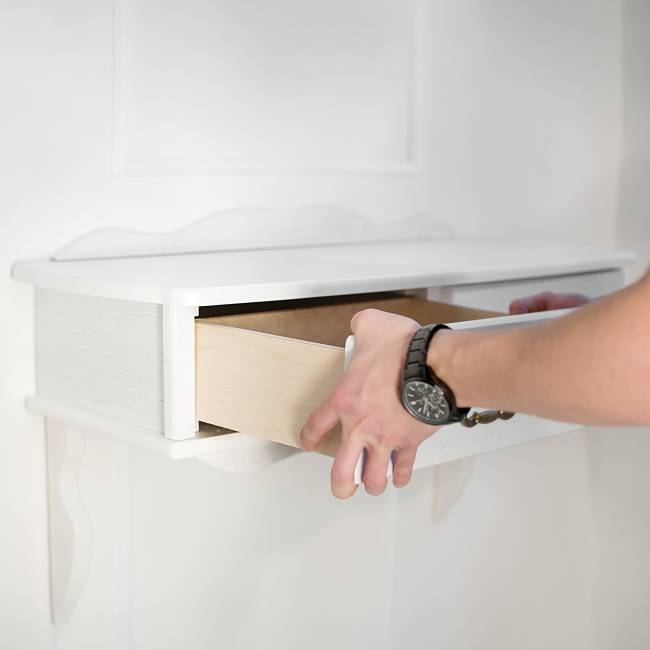 Консоль Берже 20 белый ясень