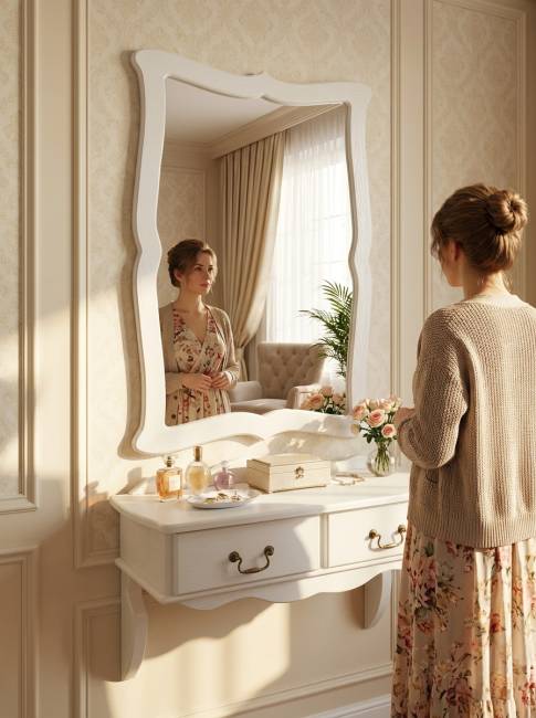 Консоль Берже 20 белый ясень