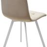 Стул РИЧИ, цвет H-06 Бежевый, велюр / белый каркас