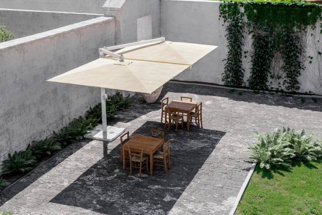 Зонт профессиональный двухкупольный Fellini Alluminium V 3м*6м