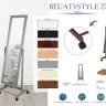 Зеркало напольное BeautyStyle 27 слоновая кость 135 см х 42,5 см