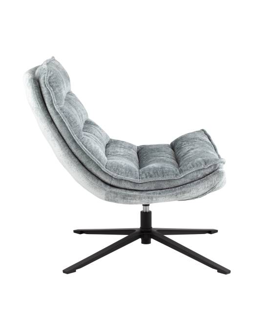 Кресло лаунж Lazy серый