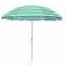 Зонт 2,0м бирюзовая полоска