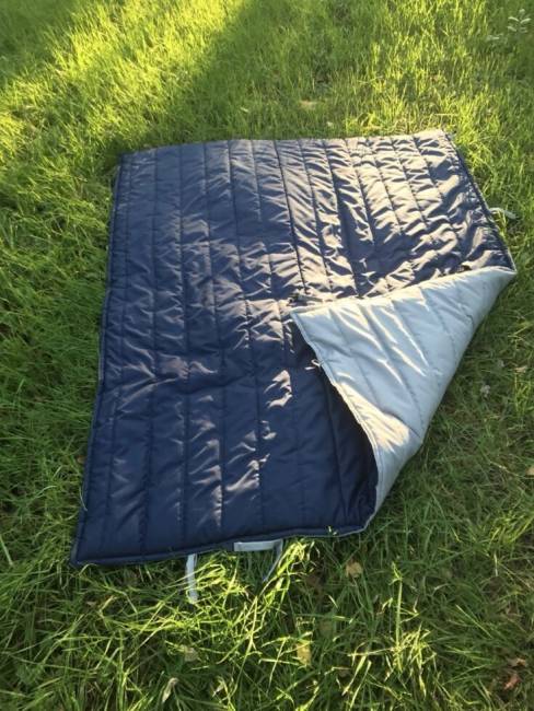 Двухсторонний Матрас-накидка Мелания, синий,180 х 150