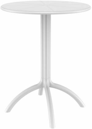 Стол пластиковый Octopus белый Ø600х750 мм