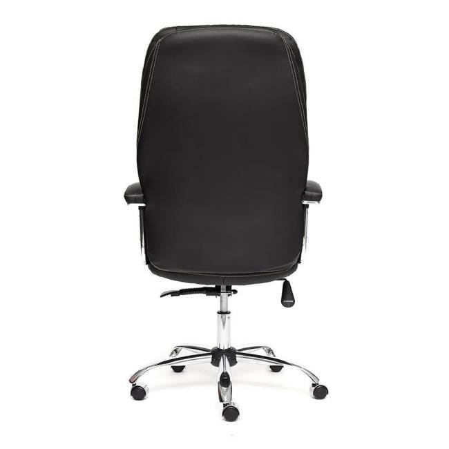 Кресло Софти Люкс/Softy Lux кож/зам, черный, 36-6 черный кож/зам