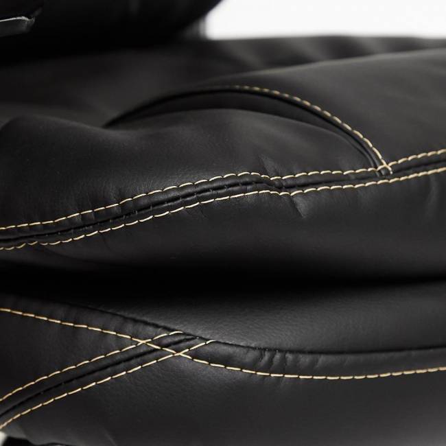 Кресло Софти Люкс/Softy Lux кож/зам, черный, 36-6 черный кож/зам