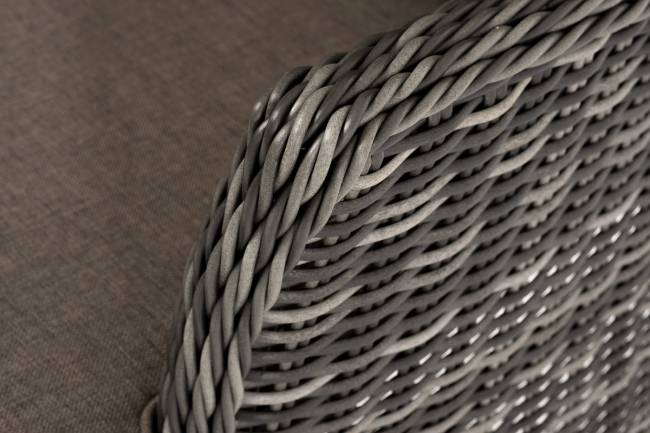 "Алиса" кресло плетеное, цвет графит с подушками "Алиса" кресло плетеное, цвет графит с подушками