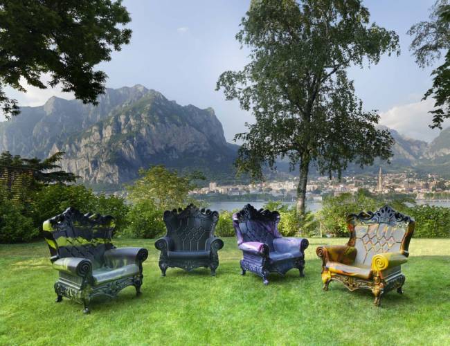 Кресло пластиковое Queen Loves Nature звездная пыль 1035х980х1125 мм