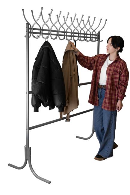 Вешалка напольная М 12 металлик