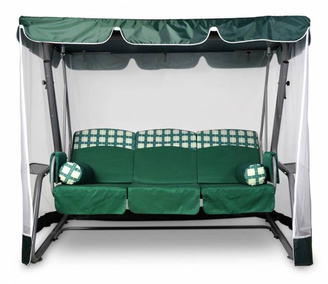 Тент-крыша + москитная сетка Венеция/Элегант Премиум/Артемида 210х140х200, зеленый