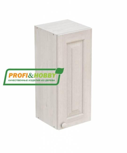 Шкаф навесной 300 х 300 х 720 филенка, сосна, бесцветный лак