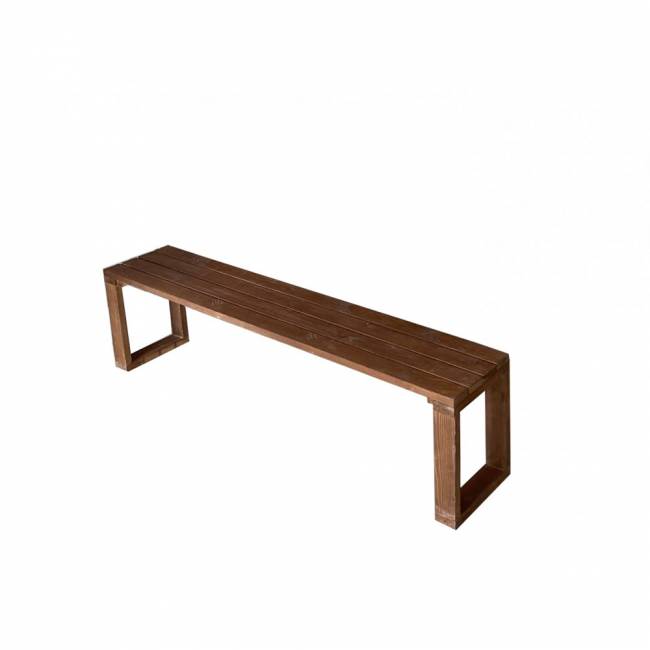 Скамья садовая Дятел, массив сосны 1530мм