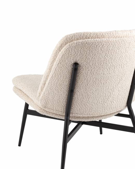 Кресло лаунж Tail кремовый