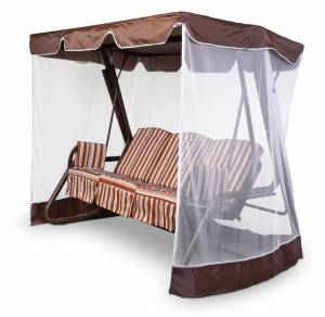 Тент-крыша + москитная сетка Венеция/Элегант Премиум/Артемида 210х140х200, шоколад