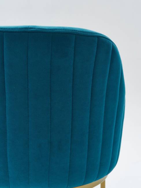 Стул Amely Denim / Gold 2