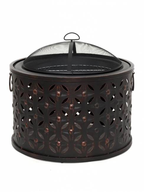 Hugett Fire Pit 625 Состаренная медь / Чёрный
