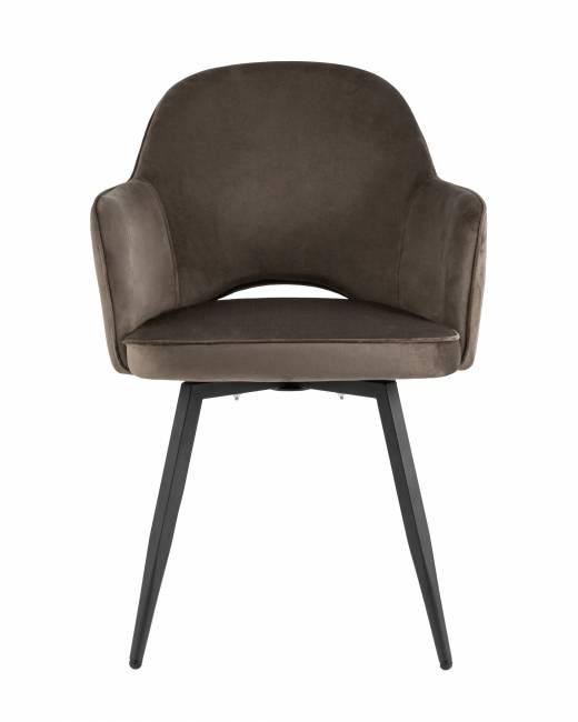 Стул Венера вращающийся велюр коричневый 2 шт Стул Венера вращающийся велюр коричневый 2 шт