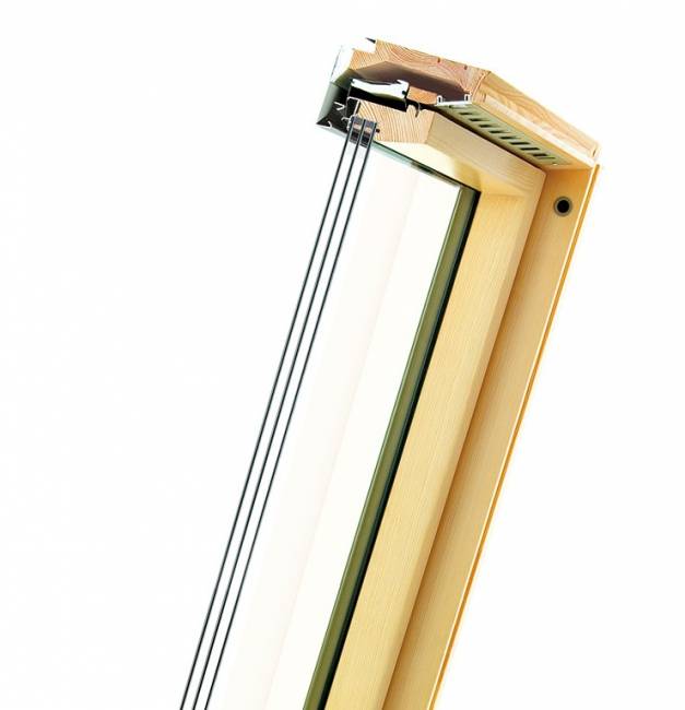 Деревянное мансардное окно FTP-V U5 с системой автоматического управления WiFi Деревянное мансардное окно FTP-V U5 с системой автоматического управления WiFi