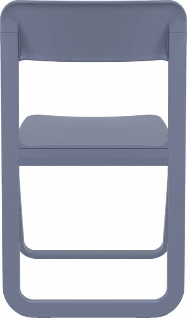 Стул пластиковый Dream темно-серый 480х520х820 мм