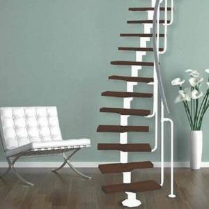 Модульная лестница Mini Г-образная Черный, Натуральный